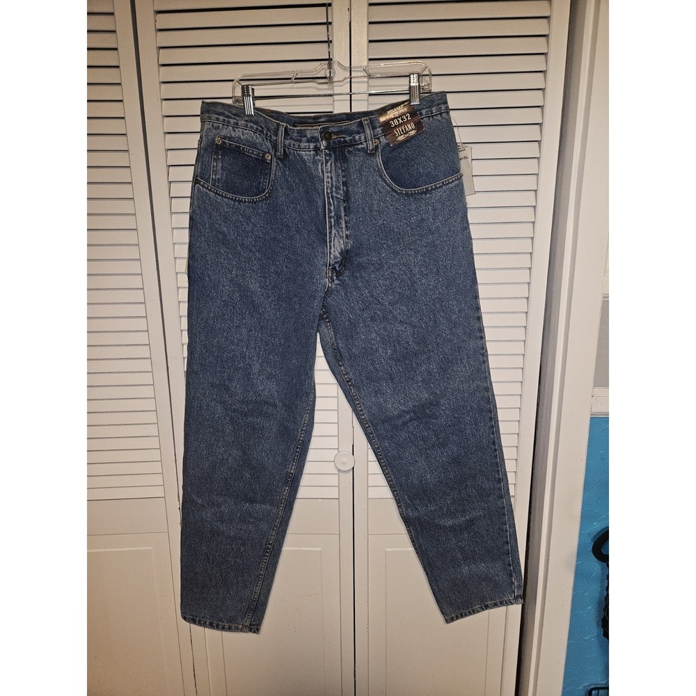 Vintage Stefano Man Tapered Jeans NWT 38x32 Put Out By Fashion Bug In‎ The 90's